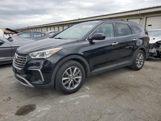 KM8SMDHF4HU200828 - 2017 HYUNDAI SANTA FE SE BLACK photo 1