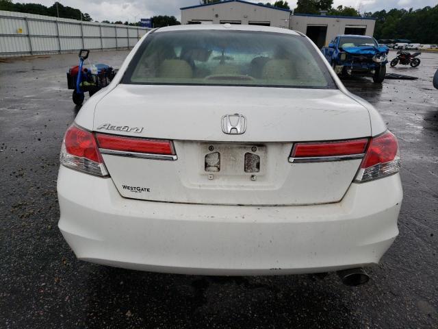 1HGCP2F88CA004797 - 2012 HONDA ACCORD EXL WHITE photo 6