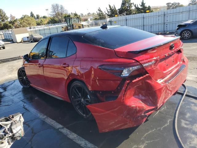 4T1KZ1AK6RU103378 - 2024 TOYOTA CAMRY TRD RED photo 2