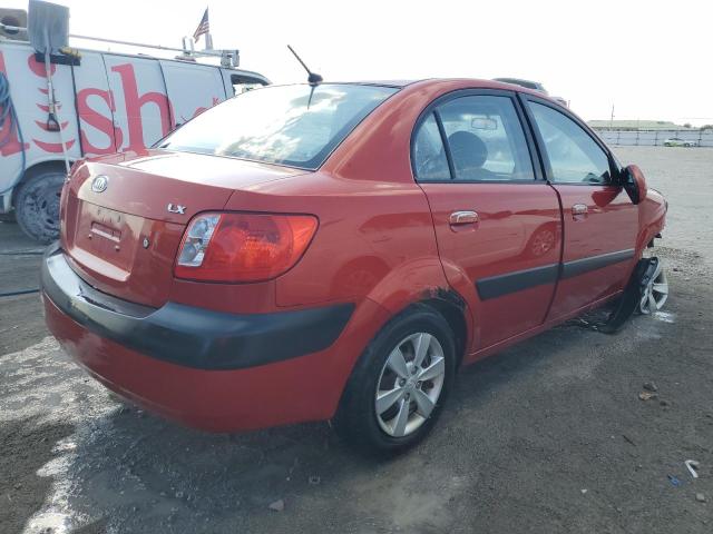 KNADE123186401448 - 2008 KIA RIO BASE MAROON photo 3