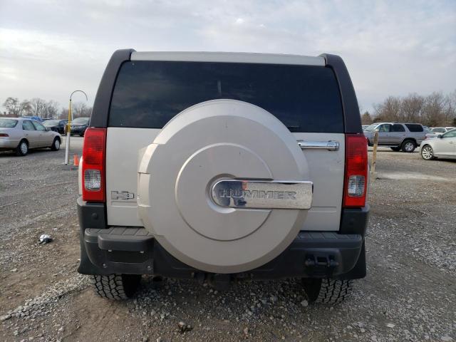 5GTDN13E478219659 - 2007 HUMMER H3 BEIGE photo 6