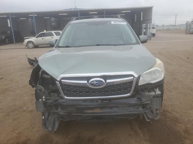 JF2SJAEC7EH491708 - 2014 SUBARU FORESTER 2.5I PREMIUM GREEN photo 5