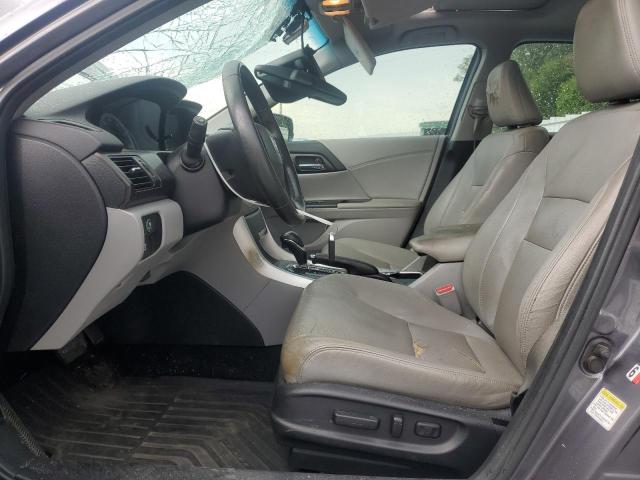 1HGCR2F87EA238085 - 2014 HONDA ACCORD EXL GRAY photo 7
