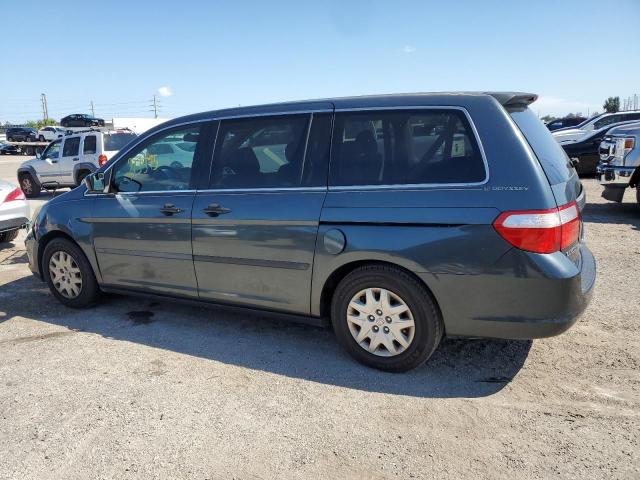 5FNRL382X6B101904 - 2006 HONDA ODYSSEY LX GRAY photo 2