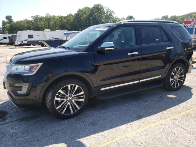 1FM5K8HTXHGA69323 - 2017 FORD EXPLORER PLATINUM BLACK photo 1