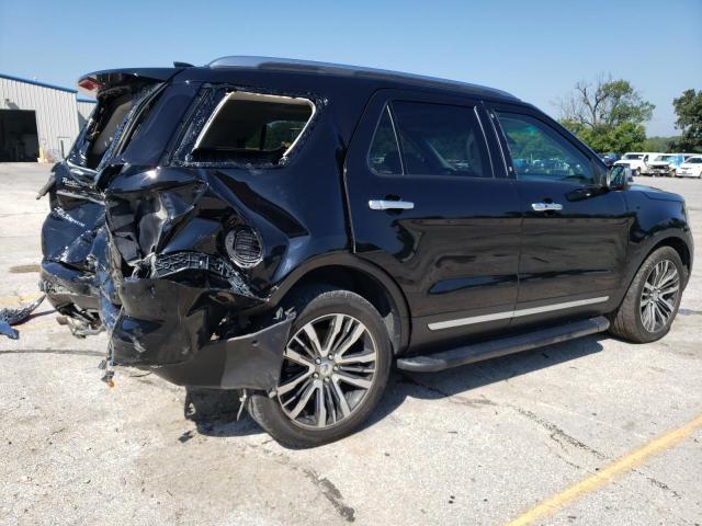 1FM5K8HTXHGA69323 - 2017 FORD EXPLORER PLATINUM BLACK photo 3