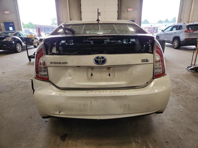 JTDKN3DUXC1547199 - 2012 TOYOTA PRIUS 白色 照片 6