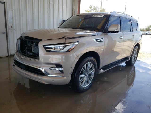 JN8AZ2NF4K9680863 - 2019 INFINITI QX80 LUXE BEIGE photo 1