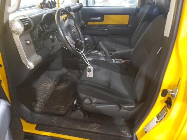 JTEBU11FX70016170 - 2007 TOYOTA FJ CRUISER YELLOW photo 7