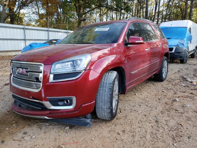 1GKKRTKD4EJ262254 - 2014 GMC ACADIA DENALI MAROON photo 2