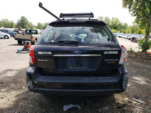 4S4BP61C087360626 - 2008 SUBARU OUTBACK 2.5I BLACK photo 6