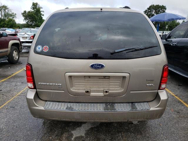 2FMZA52216BA30479 - 2006 FORD FREESTAR SEL GOLD photo 6