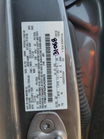 1FMCU0F62NUA26835 - 2022 FORD ESCAPE S 石墨色 照片 12