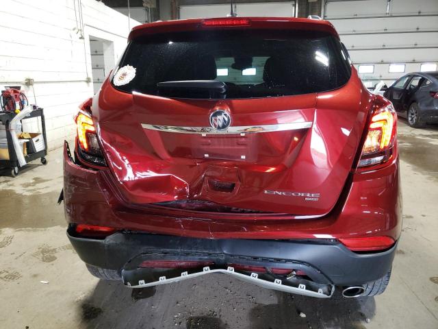 KL4CJESM3NB508699 - 2022 BUICK ENCORE PREFERRED MAROON photo 6