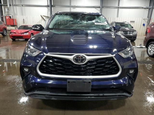 5TDGZRBHXLS048943 - 2020 TOYOTA HIGHLANDER XLE 蓝色 照片 5