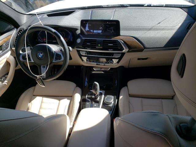 5UXTY9C00M9E37621 - 2021 BMW X3 XDRIVEM40I WHITE photo 8