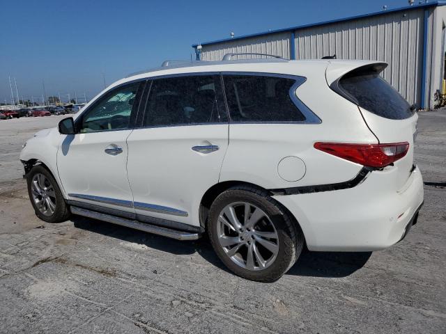 5N1AL0MMXDC322850 - 2013 INFINITI JX35 WHITE photo 2