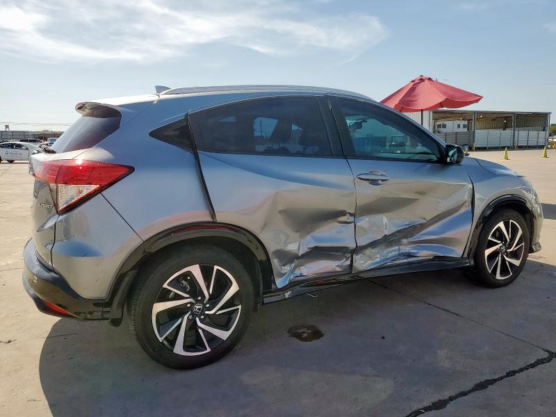 3CZRU5H19KG713445 - 2019 HONDA HR-V SPORT ვერცხლისფერი ფოტო 3