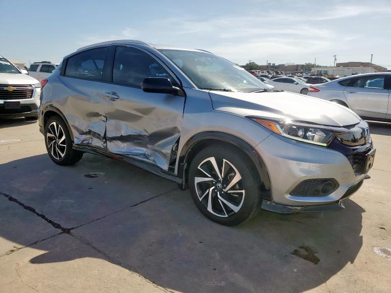 3CZRU5H19KG713445 - 2019 HONDA HR-V SPORT ვერცხლისფერი ფოტო 4