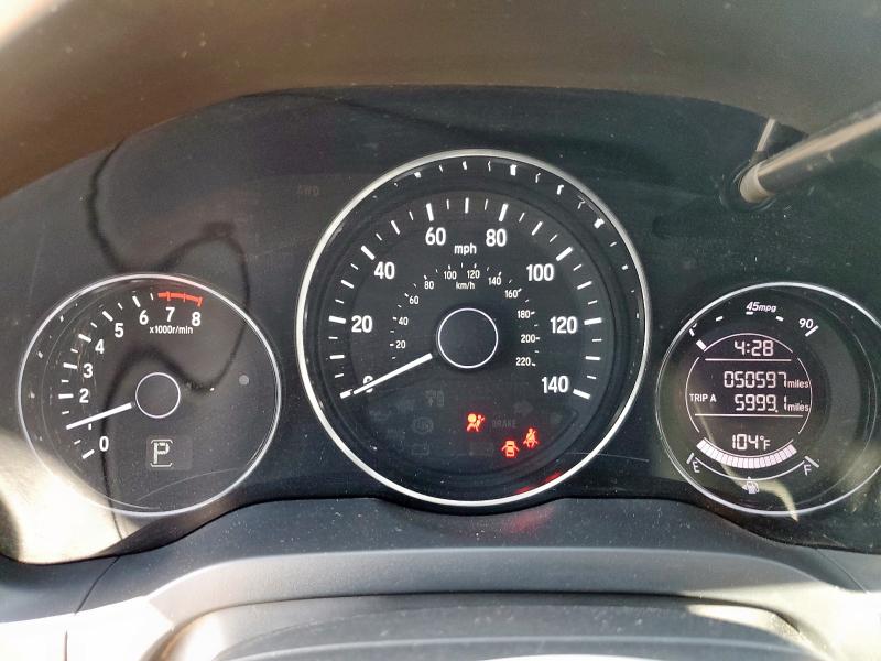 3CZRU5H19KG713445 - 2019 HONDA HR-V SPORT ვერცხლისფერი ფოტო 9