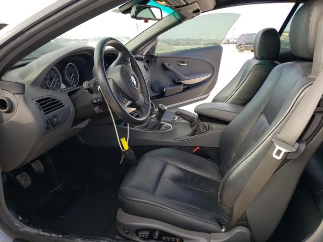 WBAEK73444B260223 - 2004 BMW 645 CI AUTOMATIC Сұр фото 7