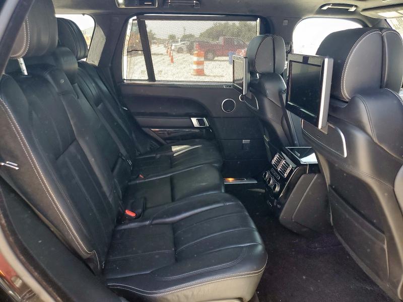SALGV3TF2FA226375 - 2015 LAND ROVER RANGE ROVE AUTOBIOGRAPHY BLACK photo 11
