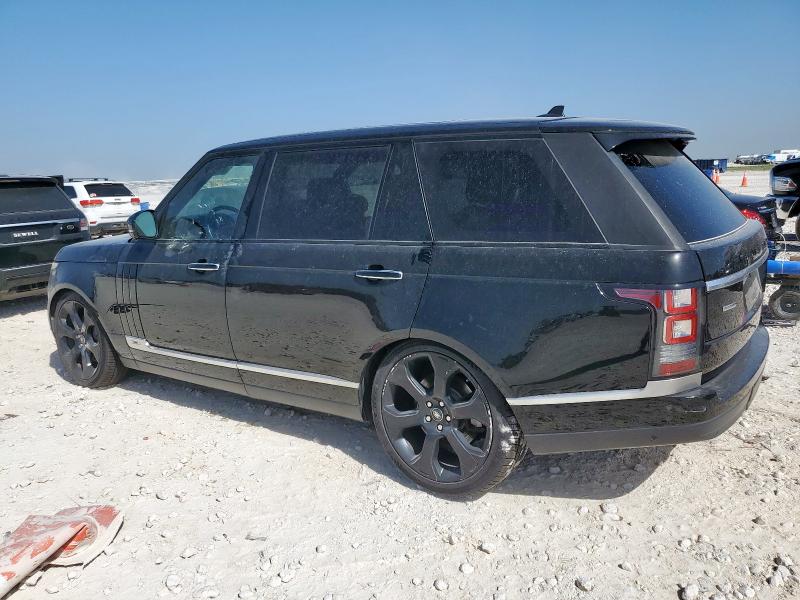 SALGV3TF2FA226375 - 2015 LAND ROVER RANGE ROVE AUTOBIOGRAPHY BLACK photo 2