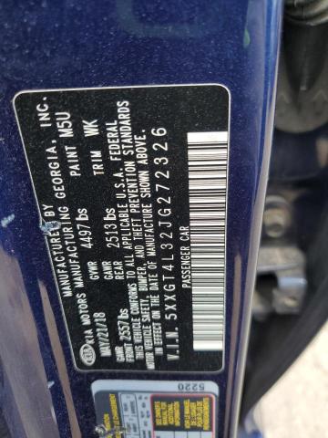 5XXGT4L32JG272326 - 2018 KIA OPTIMA LX أزرق صورة 12