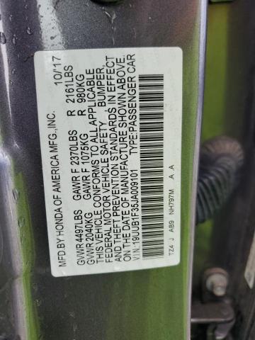 19UUB1F35JA009101 - 2018 ACURA TLX ნაცრისფერი ფოტო 13