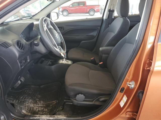 ML32A3HJ3KH015863 - 2019 MITSUBISHI MIRAGE ES ORANGE photo 7