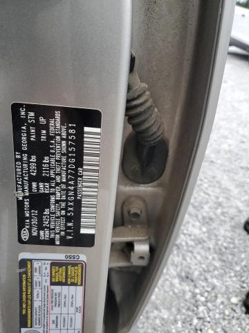 5XXGN4A77DG157581 - 2013 KIA OPTIMA EX 银色 照片 12