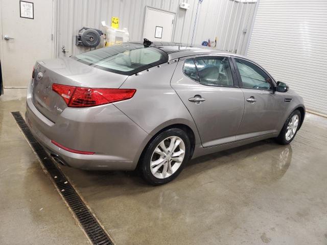 5XXGN4A78DG246477 - 2013 KIA OPTIMA EX GRAY photo 3