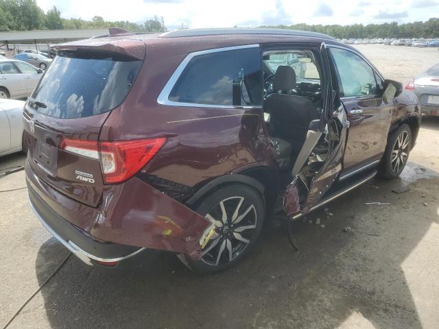 5FNYF6H61LB016789 - 2020 HONDA PILOT TOURING MAROON photo 3