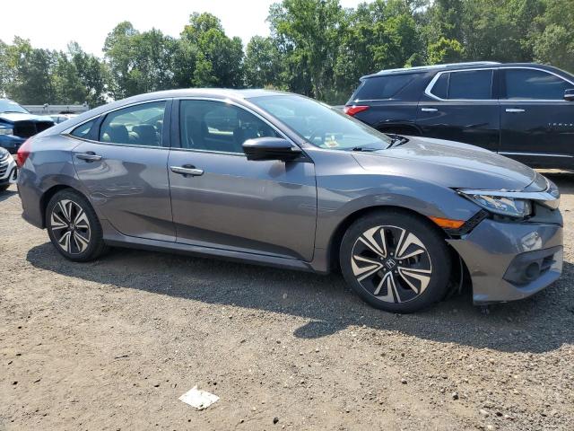 JHMFC1F78JX028101 - 2018 HONDA CIVIC EXL Сірий фото 4