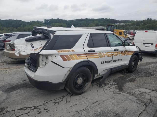 1FM5K8AB5MGA86400 - 2021 FORD EXPLORER POLICE INTERCEPTOR Beyaz fotoğraf 3