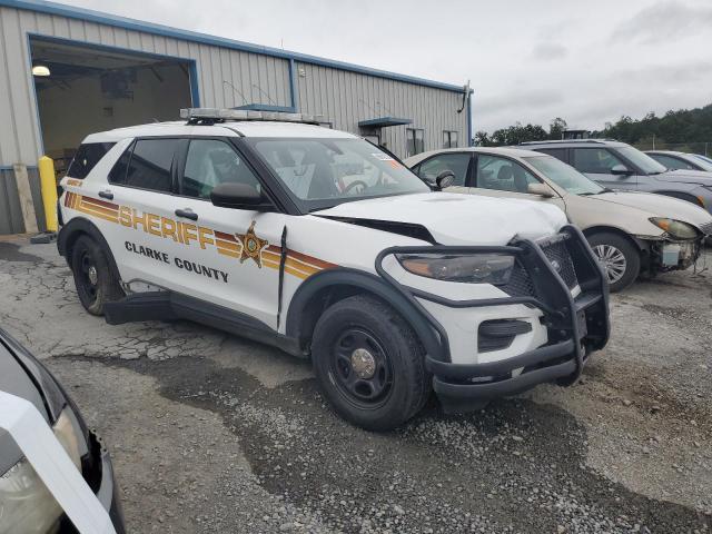 1FM5K8AB5MGA86400 - 2021 FORD EXPLORER POLICE INTERCEPTOR Beyaz fotoğraf 4
