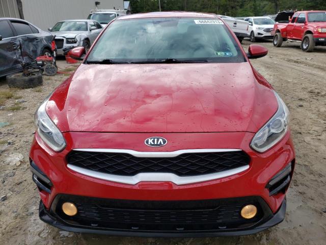 3KPF24AD4ME384617 - 2021 KIA FORTE FE RED photo 5