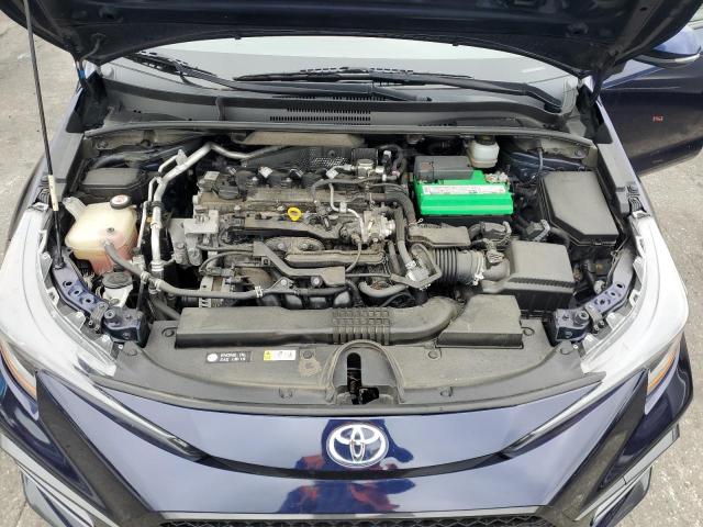 JTDP4RCE6LJ010562 - 2020 TOYOTA COROLLA SE BLUE photo 11