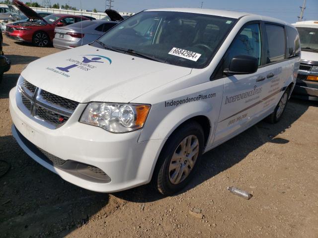 2C4RDGBG4KR664888 - 2019 DODGE GRAND CARA SE WHITE photo 1