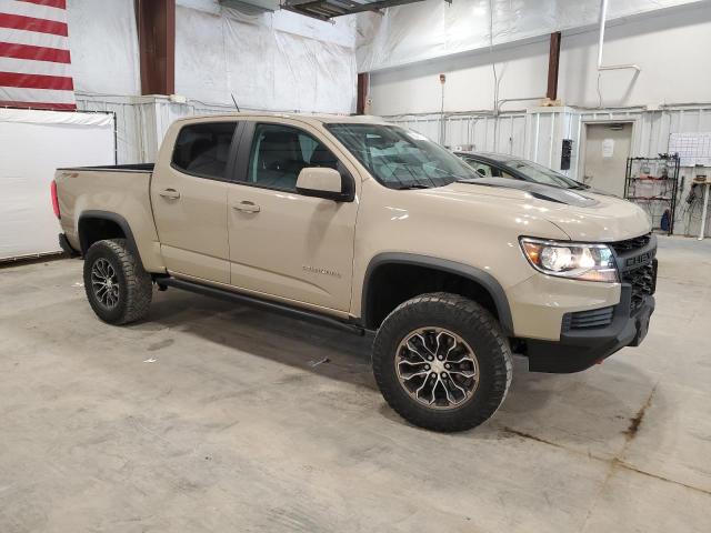1GCGTEEN4M1260750 - 2021 CHEVROLET COLORADO ZR2 TAN photo 4