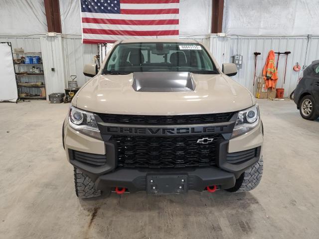 1GCGTEEN4M1260750 - 2021 CHEVROLET COLORADO ZR2 TAN photo 5