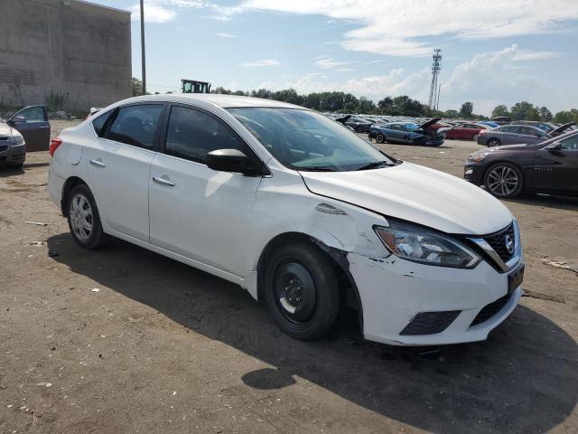 3N1AB7APXGY234555 - 2016 NISSAN SENTRA S WHITE photo 4