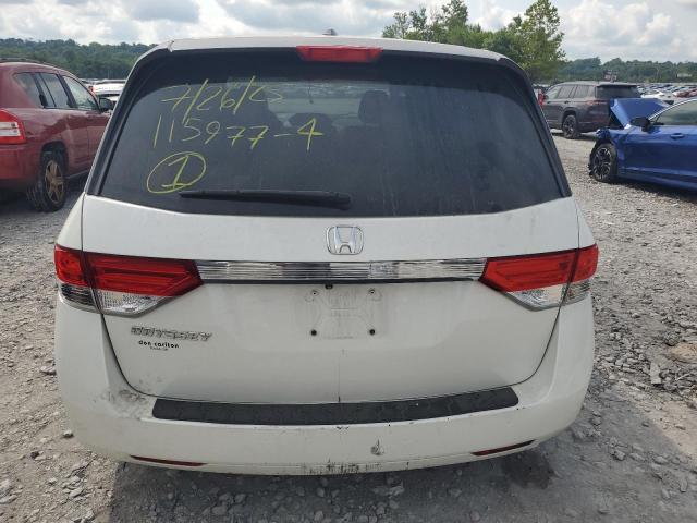 5FNRL5H6XFB055795 - 2015 HONDA ODYSSEY EXL WHITE photo 6