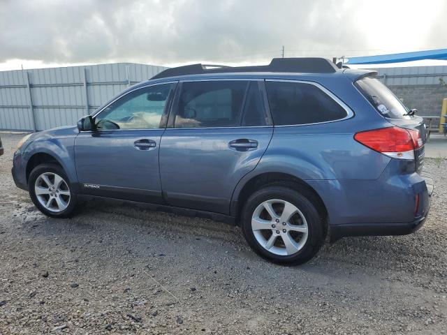 4S4BRBHC9D3294782 - 2013 SUBARU OUTBACK 2.5I PREMIUM BLUE photo 2