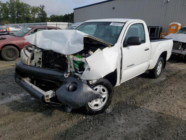 5TENX4CN8AZ710670 - 2010 TOYOTA TACOMA WHITE photo 1