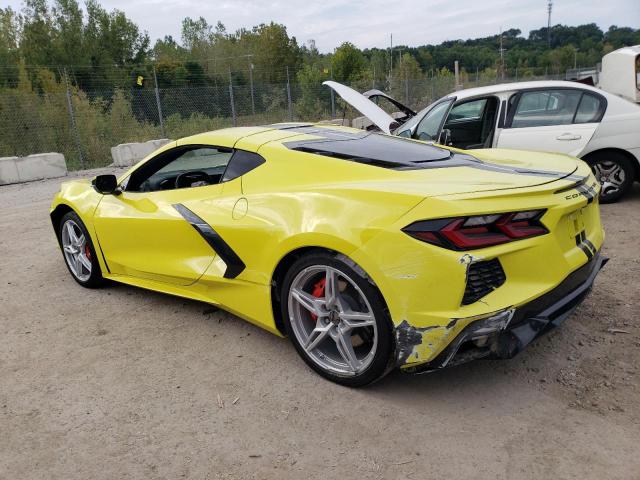 1G1Y62D40L5119211 - 2020 CHEVROLET CORVETTE STINGRAY 1LT YELLOW photo 2