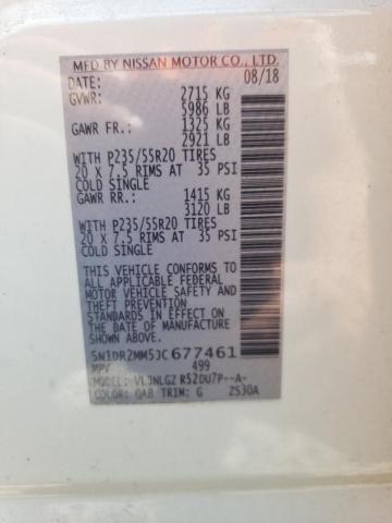 5N1DR2MM5JC677461 - 2018 NISSAN PATHFINDER S Սպիտակ լուսանկար 13