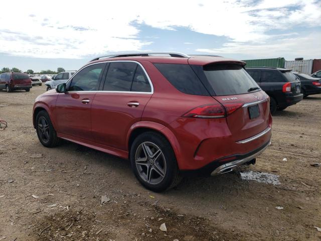 4JGFB4KB9MA410561 - 2021 MERCEDES-BENZ GLE 350 4MATIC RED photo 2