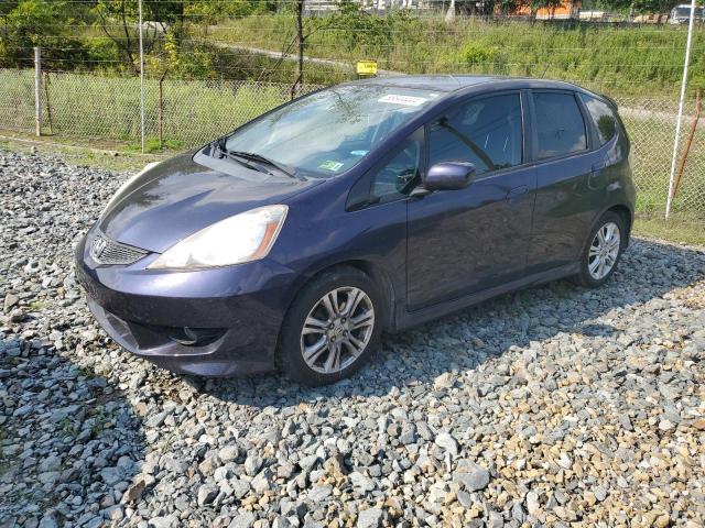 JHMGE88479S033194 - 2009 HONDA FIT SPORT BLUE photo 1