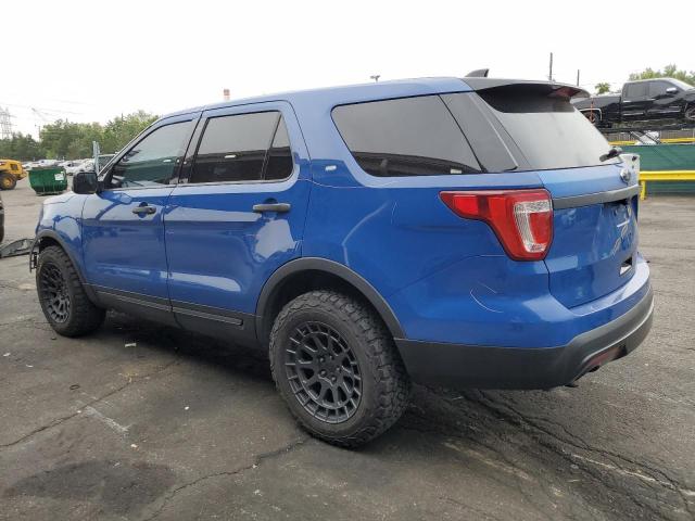 1FM5K8AT7GGD06312 - 2016 FORD EXPLORER POLICE INTERCEPTOR Көк фото 2